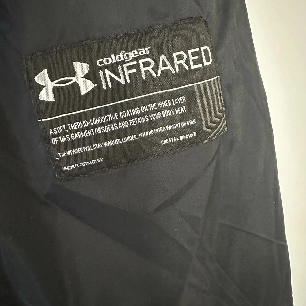 Under Armour Jacket Mens Small Porter 3-in-1 Storm Cold Gear Infrared Black READ